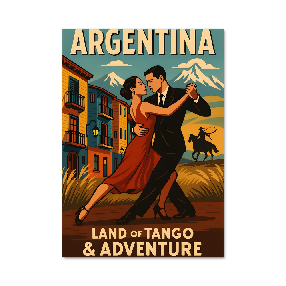 Poster Tango entre Montagnes